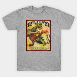 Godzilla Firecracker Poster Retro T-Shirt